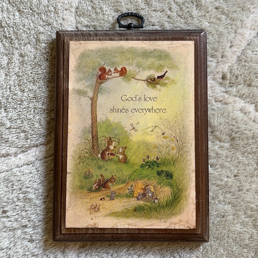 Vintage Hallmark Plaque